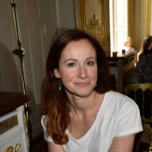 Sophie Ferjani à la conférence de presse de la Flamme Marie Claire à l'hôtel Marois dans les salons France-Amériques à Paris le 14 juin 2016. © Coadic Guirec / Bestimage