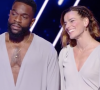Tayc et Fauve Hautot lors de la demi-finale de "Danse avec les stars" - TF1
