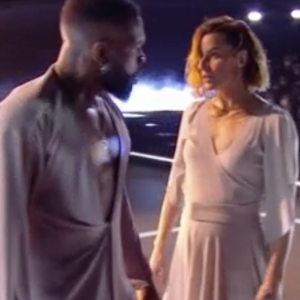 Tayc et Fauve Hautot lors de la demi-finale de "Danse avec les stars" - 19 novembre 2021, TF1