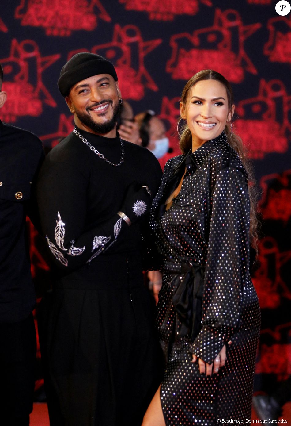Slimane et Vitaa lors de la 23ème édition des NRJ Music Awards 2021 au