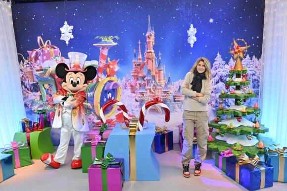Alice Taglioni fête Noël à Disneyland Paris. Marne-La-Vallée, novembre 2021. © Disney via Bestimage