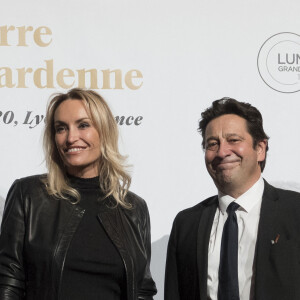 Christelle Bardet et Laurent Gerra, lors de la cérémonie de clôture de la 12e édition du Festival du film Lumière à Lyon, du 10 au 18 octobre 2020. Lyon, le 16 octobre 2020. © Sandrine Thesillat / Panoramic / Bestimage