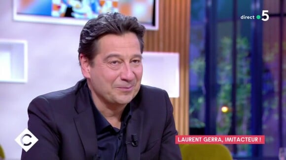 Laurent Gerra évoque sa fille Célestine dans l'émission "C à vous", sur France 5.