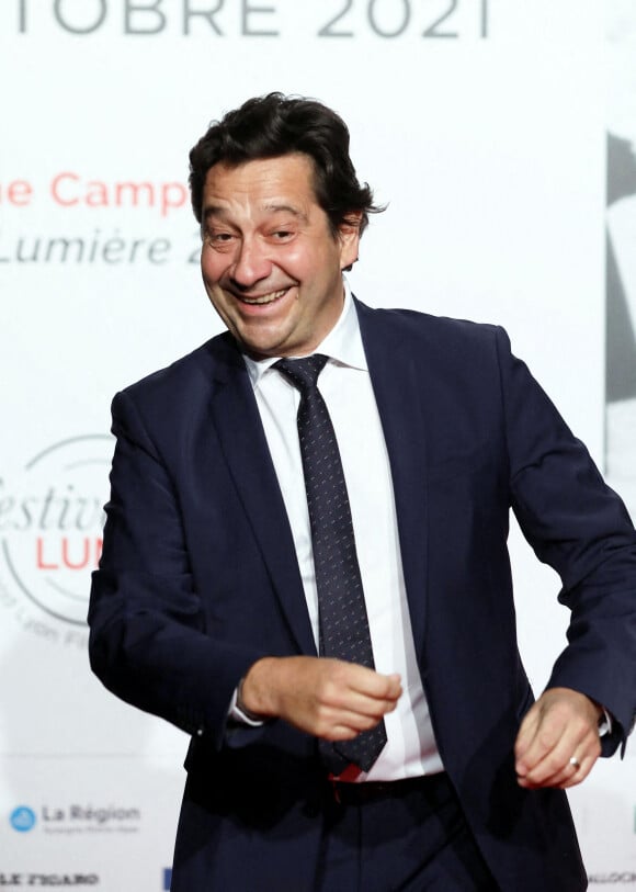 Laurent Gerra - Cérémonie d'ouverture du Festival Lumière 2021 à Lyon le 9 octobre 2021. © Dominique Jacovides / Bestimage