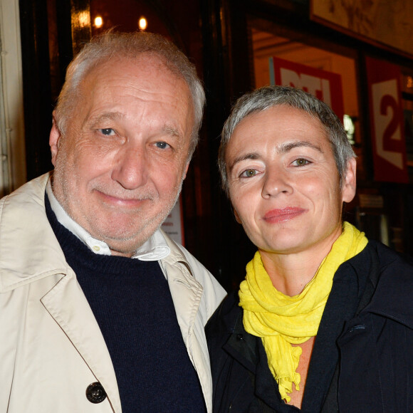 François Berléand et sa compagne Alexia Stresi - Générale de la pièce "Ramsès II" au théâtre des Bouffes-Parisiens à Paris. © Coadic Guirec/Bestimage