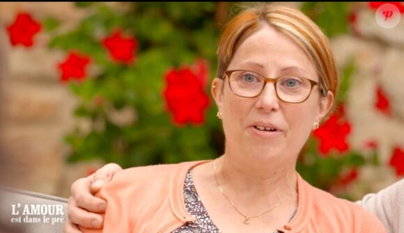 Hervé et Stéphanie lors du bilan de "L'amour est dans le pré", sur M6