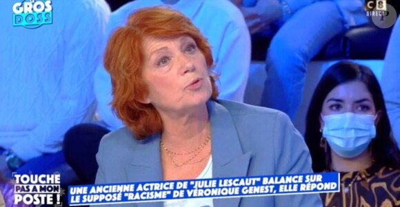 Véronique Genest dans "Touche pas à mon poste", le 23 novembre 2021, sur C8
