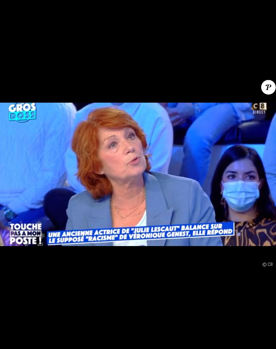 Véronique Genest dans "Touche pas à mon poste", le 23 novembre 2021, sur C8