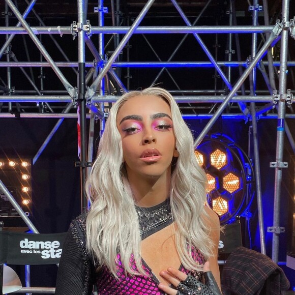 Bilal Hassani lors d'un premier de "Danse avec les stars", le 5 novembre 2021.