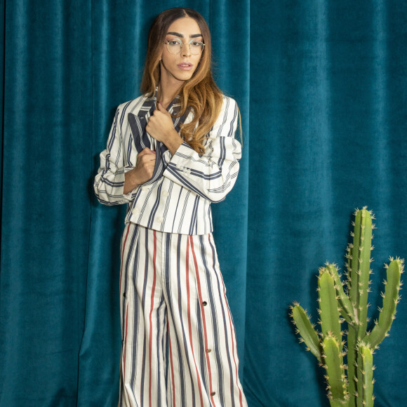 Exclusif - Rendez-vous avec Bilal Hassani pour la présentation de son nouveau clip "Fais le Vide" dans les locaux de Webedia à Levallois-Perret le 10 juillet 2020. Il présente son nouveau clip "Fais le vide" qui sort le 16 juillet 2020. © Jack Tribeca / Bestimage 
