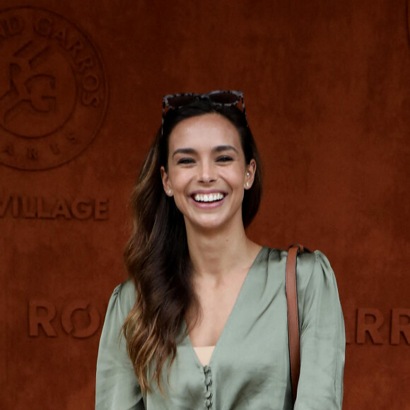 Marine Lorphelin au village lors des internationaux de France de tennis de Roland Garros à Paris, France, le 5 juin 2021. © Dominique Jacovides/Bestimage