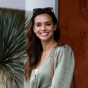 Marine Lorphelin au village lors des internationaux de France de tennis de Roland Garros à Paris, France, le 5 juin 2021. © Dominique Jacovides/Bestimage