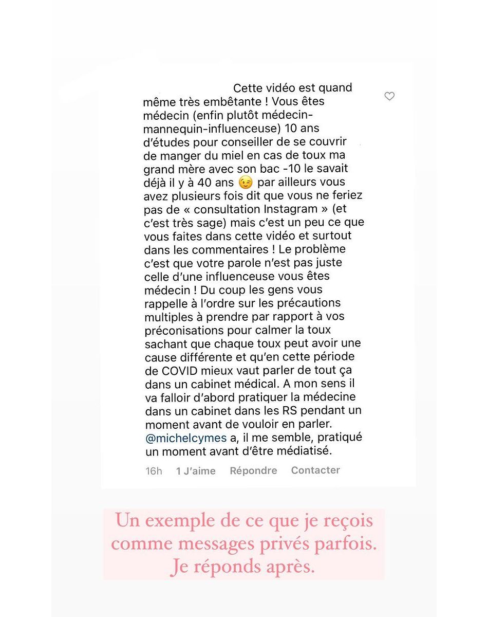 Marine Lorphelin attaquée par une internaute sur les réseaux sociaux, elle lui répond - Instagram