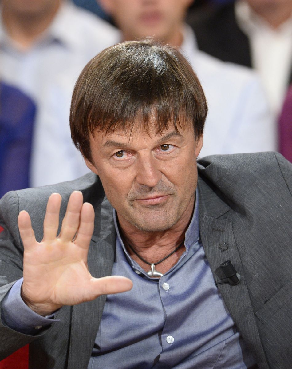 Nicolas Hulot - Enregistrement de l'emission "Vivement Dimanche" à Paris le 18 septembre 2013. L'emission sera diffusee le 22 septembre .