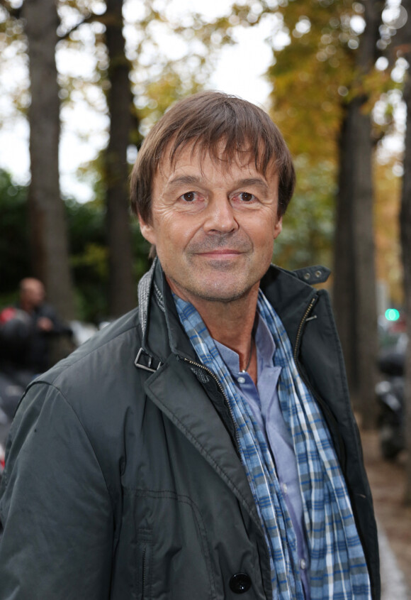 Nicolas Hulot à l'enregistrement de l'emission "Vivement dimanche" à Paris le 18 septembre 2013.