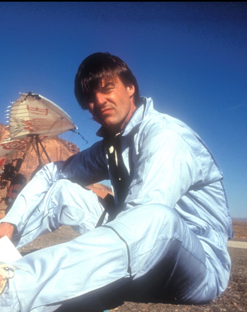 Nicolas Hulot au Botswana pour la Fondation Ushuaïa en 1995