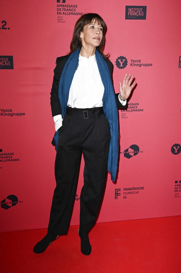 Sophie Marceau sur le photocall du film "Tout s'est bien passé" lors de la 21ème édition de la semaine du cinéma français à Berlin le 25 novembre 2021. © Future-Image via ZUMA Press / Bestimage