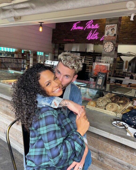 Christina Milian et M. Pokora sur Instagram.