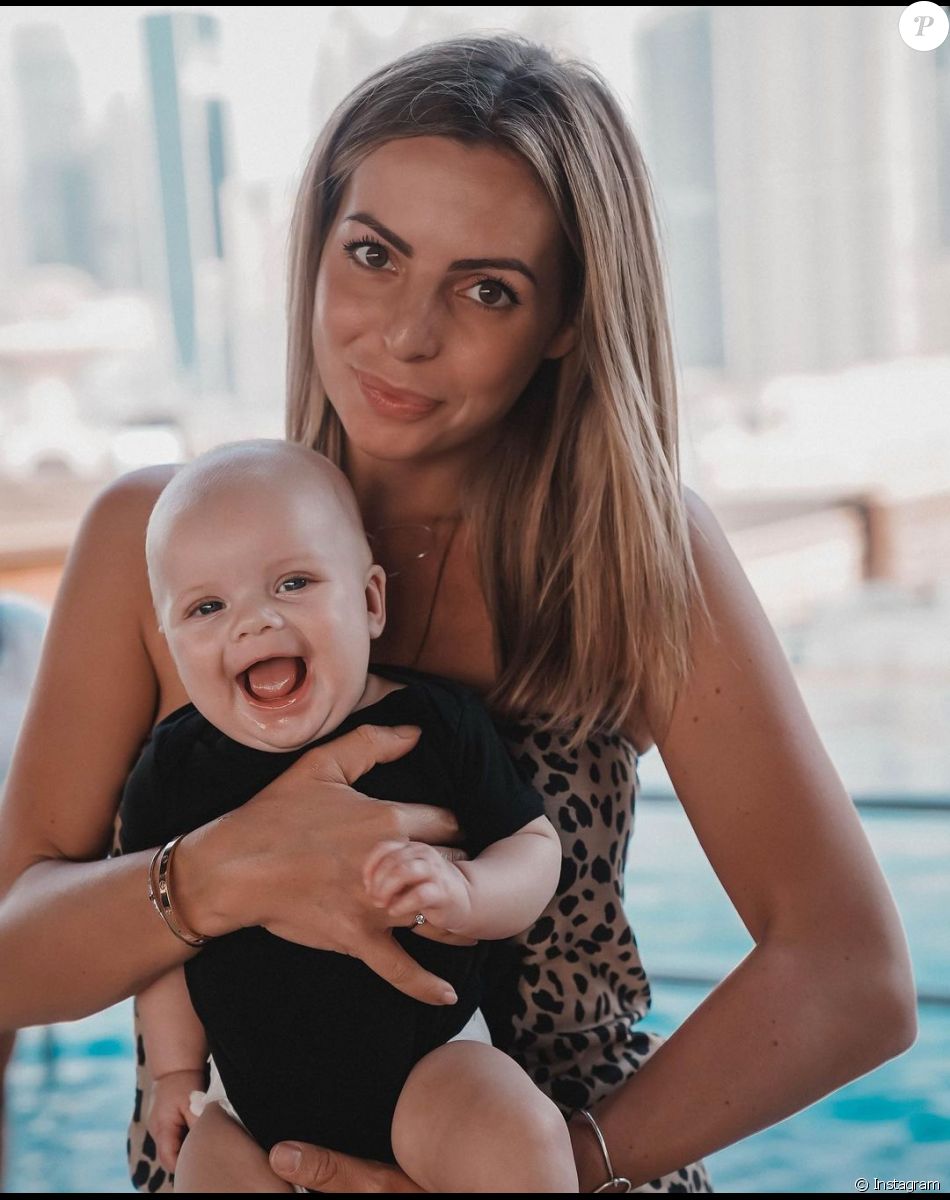 Hillary Vanderosieren et son petit Milo.