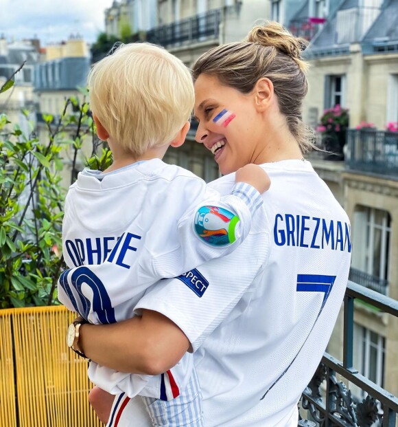 Ophélie Meunier et son fils Joseph sur Instagram, le 28 juin 2021.