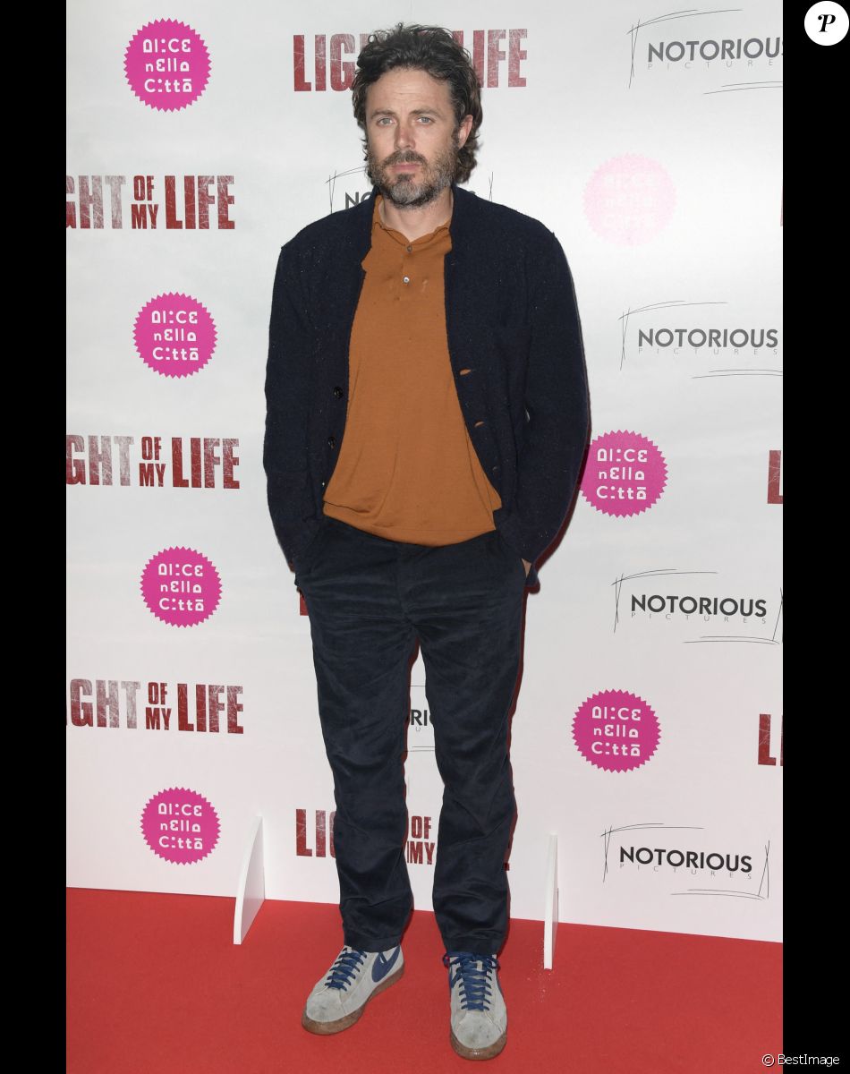 Casey Affleck - Avant-première du film "Light of My Life" au cinéma Space Moderno à Rome, le 3 novembre 2019.