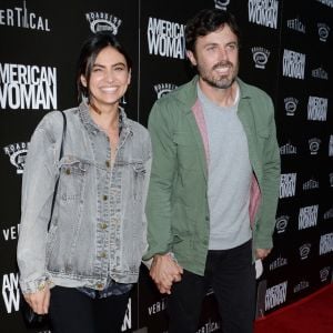 Casey Affleck et sa compagne Floriana Lima à la première de "American Woman" à Los Angeles, le 5 juin 2019.