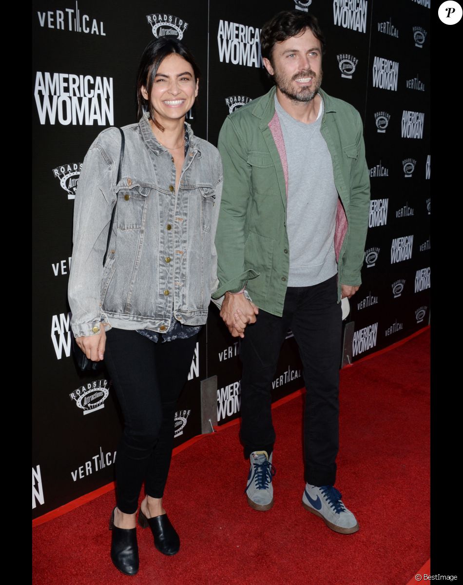 Casey Affleck et sa compagne Floriana Lima à la première de "American Woman" à Los Angeles, le 5 juin 2019.