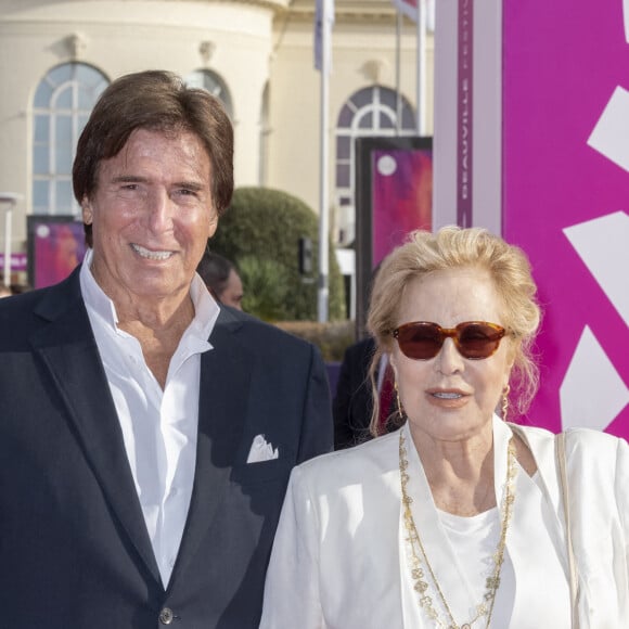 Sylvie Vartan et Tony Scotti - Première du film "Les choses humaines" lors de la 47éme édition du Festival du Cinéma Américain de Deauville le 11 septembre 2021. © Olivier Borde / Bestimage