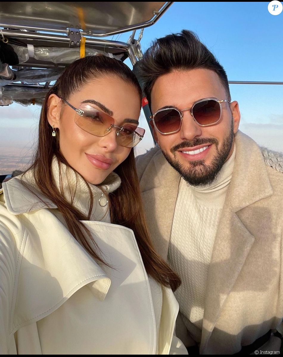 Nabilla, comblée par son mari Thomas Vergara et leur fils Milann.
