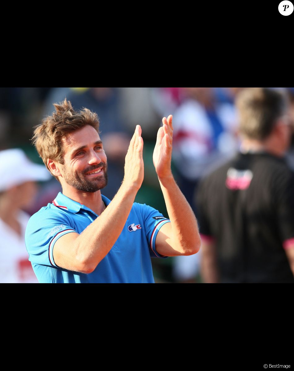 Arnaud Clément - La France a remporté la demi-finale de la Coupe Davis face à la République tchèque à Roland Garros à Paris, le 13 septembre 2014.