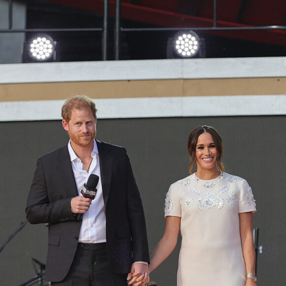 Prince Harry, Meghan Markle - A travers le monde, de nombreuses personnalités se sont mobilisées pour l'événement "Global Citizen Live". Le 26 septembre 2021.