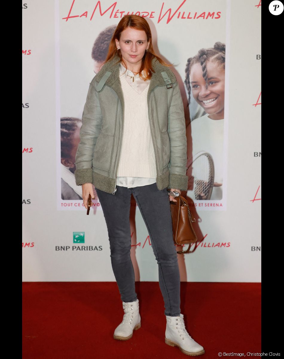 Agatha Maksimova - Avant-première du film "la méthode Williams (King Richard)" au Grand Rex à Paris, France, le 01 décembre 2021. © Christophe Clovis / Bestimage