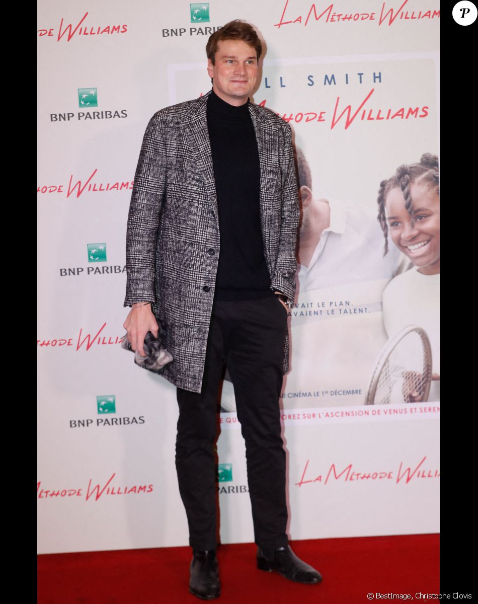 Yannick Agnel - Avant-première du film "la méthode Williams (King Richard)" au Grand Rex à Paris, France, le 01 décembre 2021. © Christophe Clovis / Bestimage