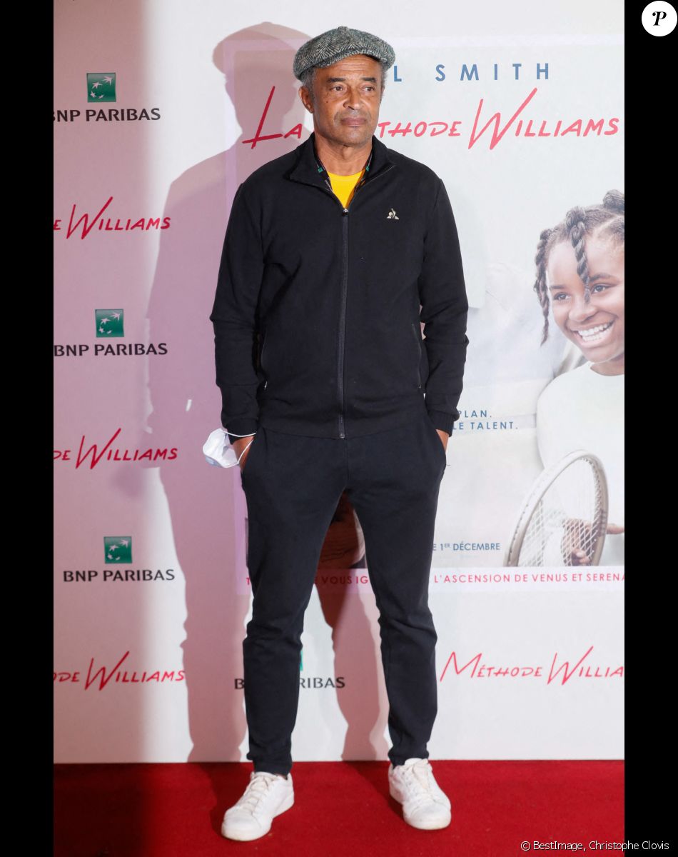 Yannick Noah - Avant-première du film "la méthode Williams (King Richard)" au Grand Rex à Paris, France, le 01 décembre 2021. © Christophe Clovis / Bestimage