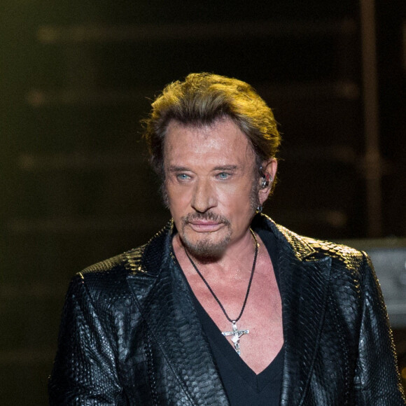 Exclusif - Premier concert de la tournee "Born Rocker Tour" de Johnny Hallyday au POPB de Bercy a Paris. Le 14 juin 2013