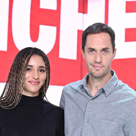 Exclusif - Kimberose et Grand Corps Malade (Fabien Marsaud) - Enregistrement de l'émission "Vivement Dimanche" présentée par M.Drucker et diffusée le 5 décembre sur France 2. Le 23 novembre 2021 © Guillaume Gaffiot / Bestimage 