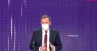 Olivier Véran, ministre de la Santé, en interview sur le plateau de la matinale de France Info.