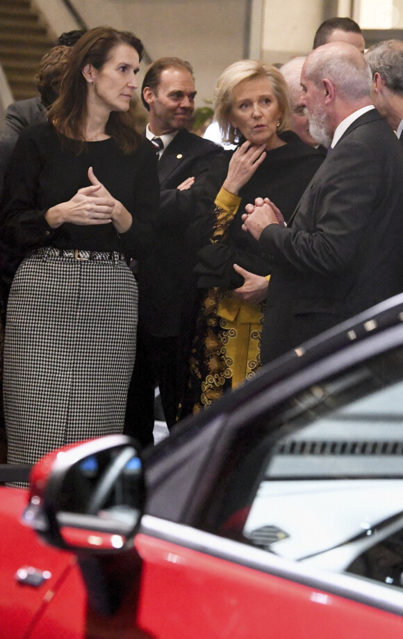 La princesse Astrid de Belgique lors de l'inauguration du Brussels Motor Show le 9 janvier 2020.
