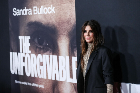 Sandra Bullock à l'avant-première du film "The Unforgivable" à Los Angeles, le 30 novembre 2021.