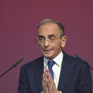 Meeting d'Eric Zemmour, candidat à la présidentielle 2022, à Villepinte en Seine-Saint-Denis le 5 décembre 2021