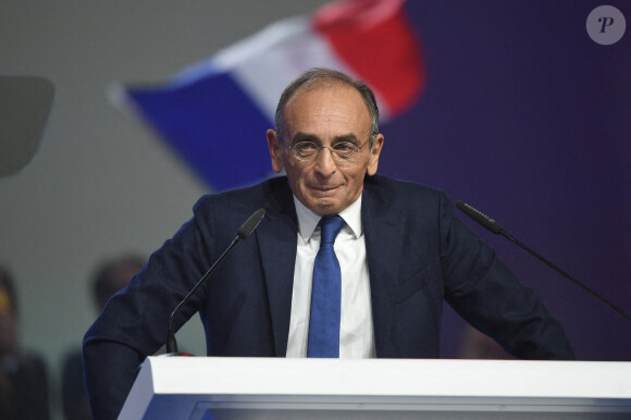 Meeting d'Eric Zemmour, candidat à la présidentielle 2022, à Villepinte en Seine-Saint-Denis le 5 décembre 2021