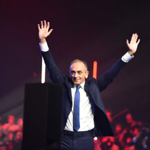Meeting d'Eric Zemmour, candidat à la présidentielle 2022, à Villepinte en Seine-Saint-Denis le 5 décembre 2021