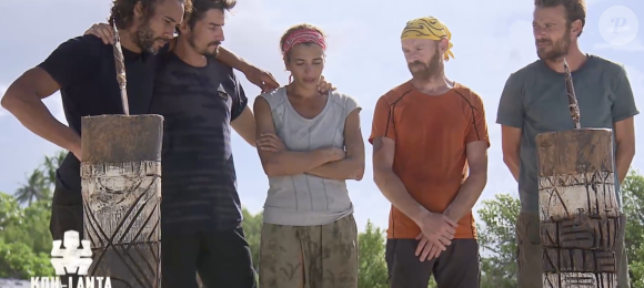 Laurent, Claude, Jade, Phil et Ugo - Finale de "Koh-Lanta, La Légende", mardi 7 décembre 2021 sur TF1.