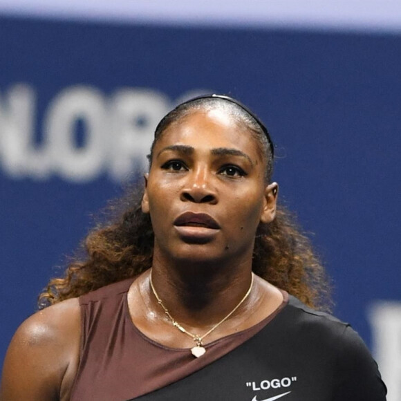 Serena Williams et sa soeur Venus lors du troisième tour de l'US Open au stade USTA Billie Jean King National Tennis Center à New York, le 31 aout 2018.