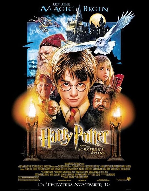 Daniel Radcliffe dans le film "Harry Potter à l'école des sorciers".
