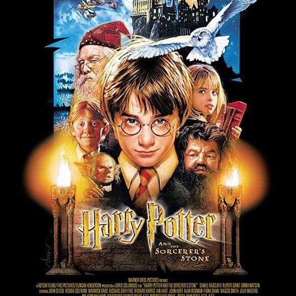 Daniel Radcliffe dans le film "Harry Potter à l'école des sorciers".