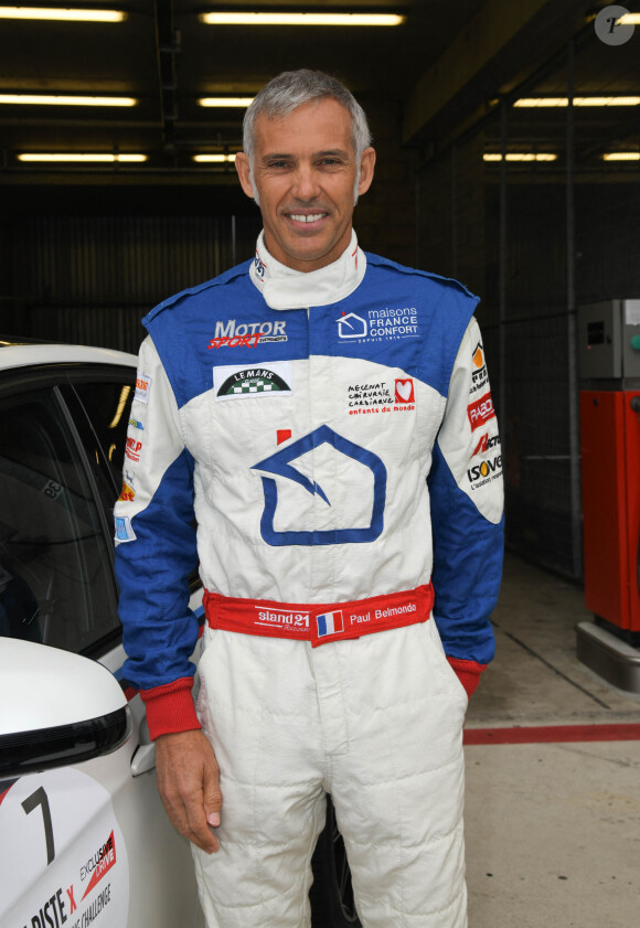 Exclusif - Paul Belmondo lors de la 2ème édition du "Girls Charity Racing" dans le cadre de l'évènement "TALON PISTE X Exclusive Drive" sur le circuit du Mans. © Guirec Coadic/Bestimage 