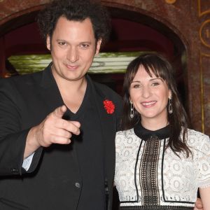 Eric Antoine et sa femme Calista - inauguration de la statue de cire de "Eric Antoine" au musée Grévin à Paris. © Coadic Guirec/Bestimage