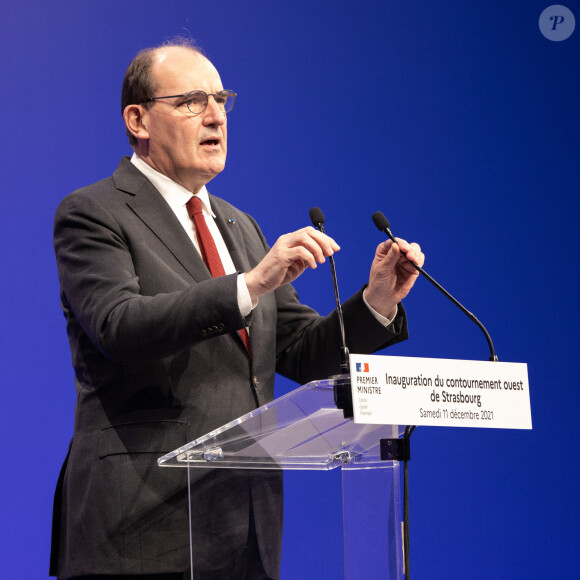 Discours de Jean Castex, premier ministre lors de l'inauguration de l'autoroute A355 à Strasbourg, France