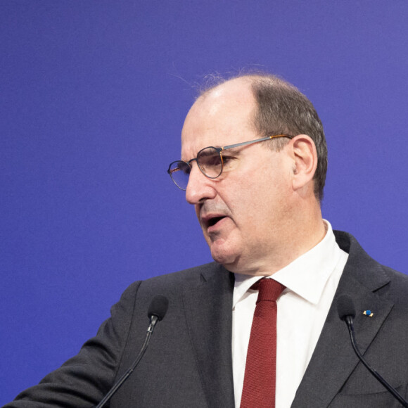 Discours de Jean Castex, premier ministre lors de l'inauguration de l'autoroute A355 à Strasbourg, France, le 11 décembre 2021.